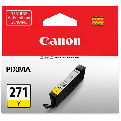 Canon CLI-271 Original Standard Yield Inkjet Ink Cartridge - Yellow -, CNMCLI-271Y