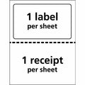 Avery Shipping Labels with Receipt, 5-1/16" x 7-5/8" 100 Count (27900), White, 1 Box, AVE27900