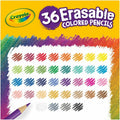 Crayola Erasable Colored Pencils, 3.3 mm, 36 / Pack, CYO681036