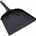 Genuine Joe Heavy-duty Metal Dustpan, Black, 12 / Carton, GJO58143CT
