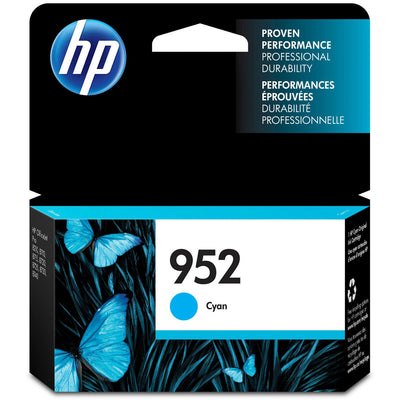 HP 952 Original Inkjet Ink Cartridge - Cyan -, HEWL0S49AN
