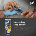 Kimberly-Clark Scott Heavy Duty Shop Towels, Blue, 1 Carton, KCC32992