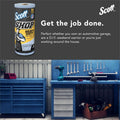 Kimberly-Clark Scott Heavy Duty Shop Towels, Blue, 1 Carton, KCC32992