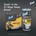 Kimberly-Clark Scott Heavy Duty Shop Towels, Blue, 1 Carton, KCC32992