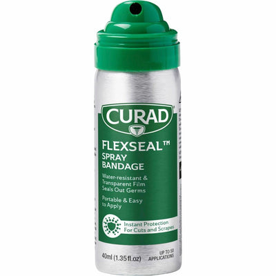 Medline Curad FlexSeal Spray Bandage, Transparent, MIICUR76124RB