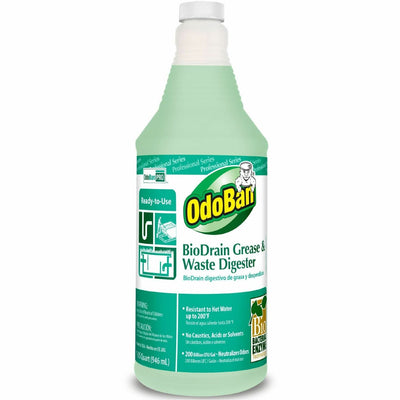 Clean Control OdoBan BioDrain Grease/Waste Digester, Green, 12 / Carton, ODO928062-Q12