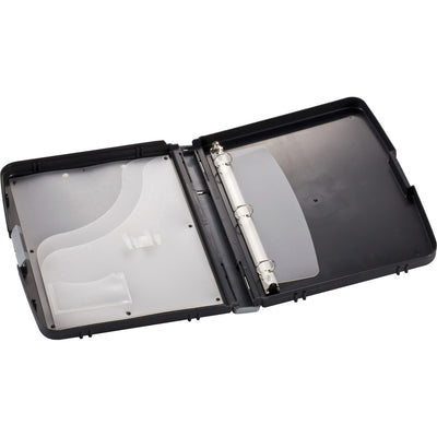 Officemate Ringbinder Clipboard Storage Box, Charcoal, 8 1/2" Width x 11" Length, OIC83309