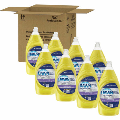 Procter & Gamble Dawn Manual Pot/Pan Detergent, Yellow, 8 / Carton, PGC45113CT