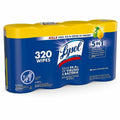 Reckitt Benckiser plc Lysol 4-pack Disinfecting Wipes, White, RAC90641