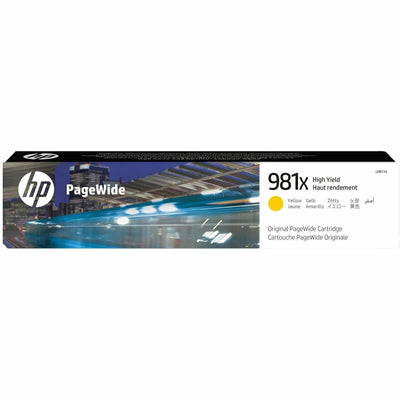HP 981X (L0R11A) Original High Yield Inkjet Ink Cartridge - Single Pack - Yellow -, HEWL0R11A