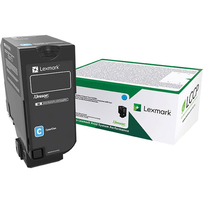 Xerox Lexmark Unison Original Standard Yield Laser Toner Cartridge - Cyan -, LEX74C0SCG