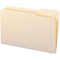 Business Source 1/3 Tab Cut Legal Recycled Top Tab File Folder, Manila, 8 1/2" Width x 14" Length, 100 / Box, BSN99723