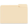 Business Source 1/3 Tab Cut Legal Recycled Top Tab File Folder, Manila, 8 1/2" Width x 14" Length, 100 / Box, BSN99723