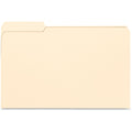 Business Source 1/3 Tab Cut Legal Recycled Top Tab File Folder, Manila, 8 1/2" Width x 14" Length, 100 / Box, BSN99724