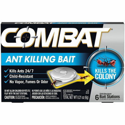 The Dial Dial Combat Bait Stations Ant Killer, Black, 12 / Carton, DIA45901CT