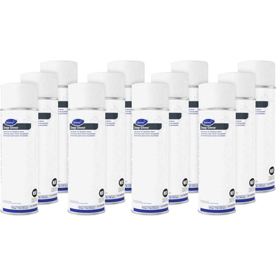 Diversey Deep Gloss Stainless Steel Maintainer, White, 12 / Carton, DVO94970590CT