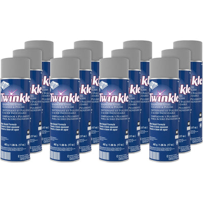 Diversey Twinkle Stainless Steel Cleaner/Polish, White, 12 / Carton, DVO991224CT