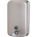 Genuine Joe Liquid/Lotion Soap Dispenser, Stainless Steel, 24 / Carton, GJO02201CT