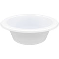 Genuine Joe 12 oz Reusable Plastic Bowls, White, 8 / Carton, GJO10424CT