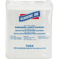 Genuine Joe Lunch Napkins, White, 6 / Carton, GJO11254CT