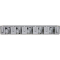 Genuine Joe Cleaning Tool Wall Organizer Rack, Gray, 24 / Carton, GJO12504CT