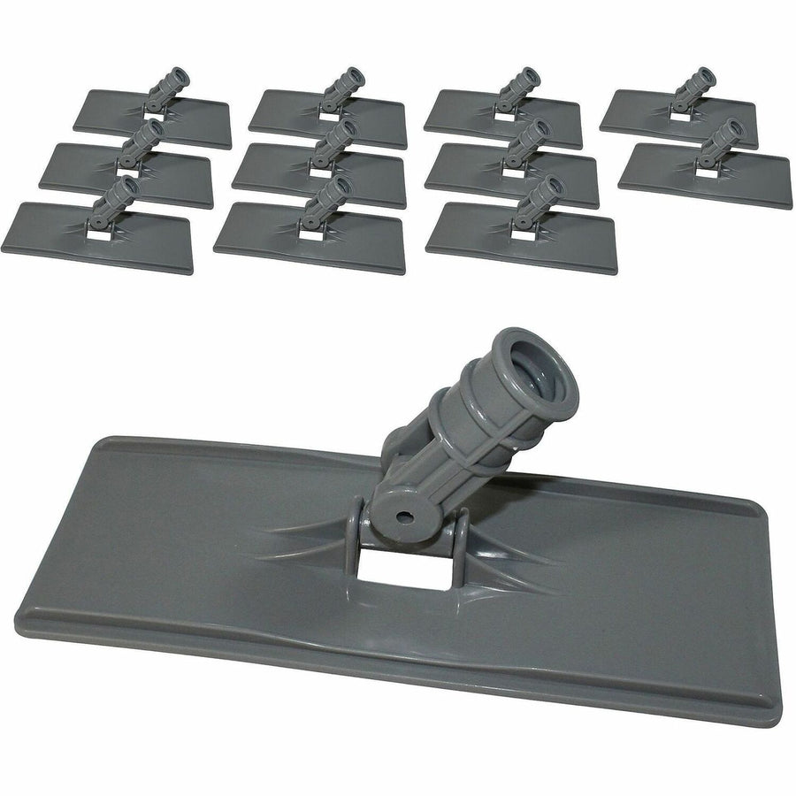Genuine Joe Cleaning Pad Holder, Gray, 12 / Carton, GJO27000CT