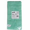 Genuine Joe General Purpose Microfiber Cloth, Green, 15 / Carton, GJO39505CT