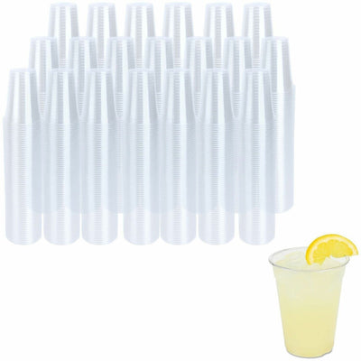 Genuine Joe 9 oz Clear Plastic Cups, 20 / Carton, GJO58233CT