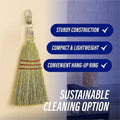 Genuine Joe Whisk Broom, Natural, 12 / Carton, GJO80161CT