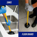 Genuine Joe Value Plus Plunger, Yellow, 6 / Carton, GJO85130CT