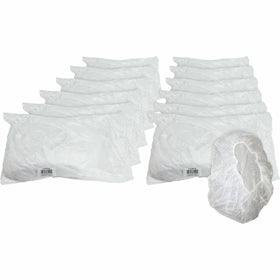 Genuine Joe Nonwoven Bouffant Cap, White, 10 / Carton, GJO85140CT