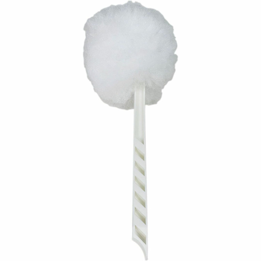 Genuine Joe Toilet Bowl Mop, White, Acid Resistant, 25 / Carton, GJO99756