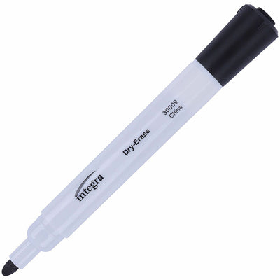 Integra Bullet Tip Dry-Erase Markers, 1 Dozen, ITA30009