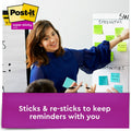 3M Post-it Super Sticky Notes - Supernova Neons Color Collection, Iris Infusion, 1 Pack, MMM65412SSMIA