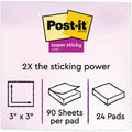 3M Post-it Super Sticky Notes - Energy Boost Color Collection, Limeade, 1 Pack, MMM65424SSAU