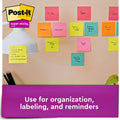 3M Post-it Super Sticky Notes - Supernova Neons Color Collection, Canary Yellow, 24 / Pack, MMM65424SSCYM