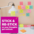 3M Post-it Super Sticky Notes - Supernova Neons Color Collection, Iris Infusion, 24 / Pack, MMM65424SSMIACP