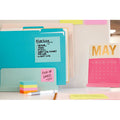 3M Post-it Super Sticky Lined Notes - Supernova Neons Color Collection, Iris Infusion, 1 Pack, MMM6756SSMIA