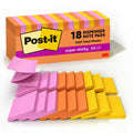 3M Post-it Super Sticky Dispenser Notes - Energy Boost Color Collection, Sunnyside, 1 Pack, MMMR33018SSAUCP