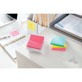 3M Post-it Super Sticky Dispenser Notes - Supernova Neons Color Collection, Guava, 1 Pack, MMMR3306SSMIA