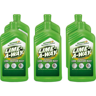 Reckitt Benckiser plc Lime-A-Way Cleaner, Clear, 6 / Carton, RAC87000CT