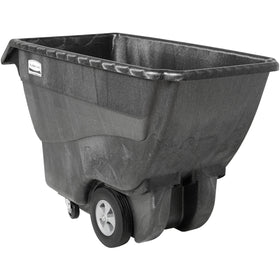 Rubbermaid Commercial Structural Foam Standard Tilt Truck, Black, RCP101300BK