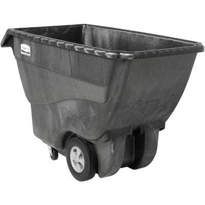 Rubbermaid Commercial Structural Foam Standard Tilt Truck, Black, RCP101300BK