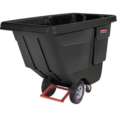 Rubbermaid Commercial 850lb Capacity Utility Tilt Truck, Black, RCP131400BK
