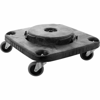 Rubbermaid Commercial Brute Square Container Dolly, Black, RCP353000BK