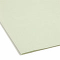 Smead FasTab 1/3 Tab Cut Letter Recycled Fastener Folder, Moss, 8 1/2" Width x 11" Length, 18 / Box, SMD65120