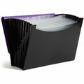 Smead Letter Expanding File, Black, 8 1/2" Width x 11" Length, SMD70862