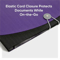 Smead Letter Expanding File, Black, 8 1/2" Width x 11" Length, SMD70862
