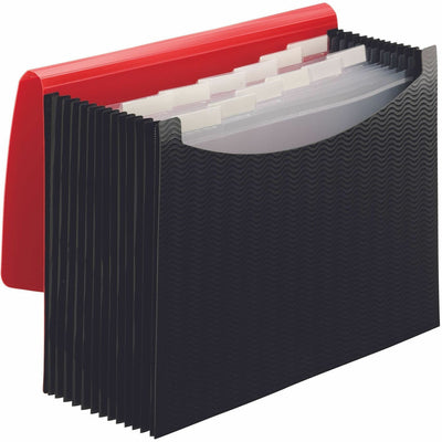 Smead Letter Expanding File, Black, 8 1/2" Width x 11" Length, SMD70866