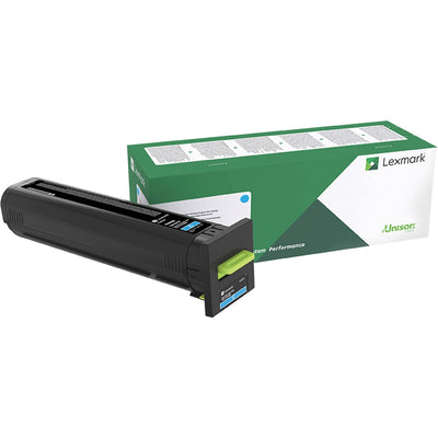 Xerox Lexmark Unison Original High Yield Laser Toner Cartridge - Cyan -, LEX82K0HCG